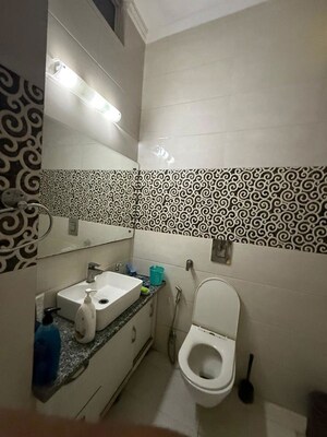 Bathroom in 3 BHK Builder Floor at Kalkaji – for Rent