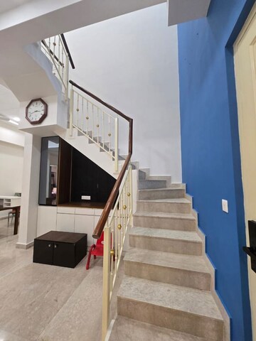 Staircase in 3 BHK Apartment at Indiabulls Blu, Worli – for Rent