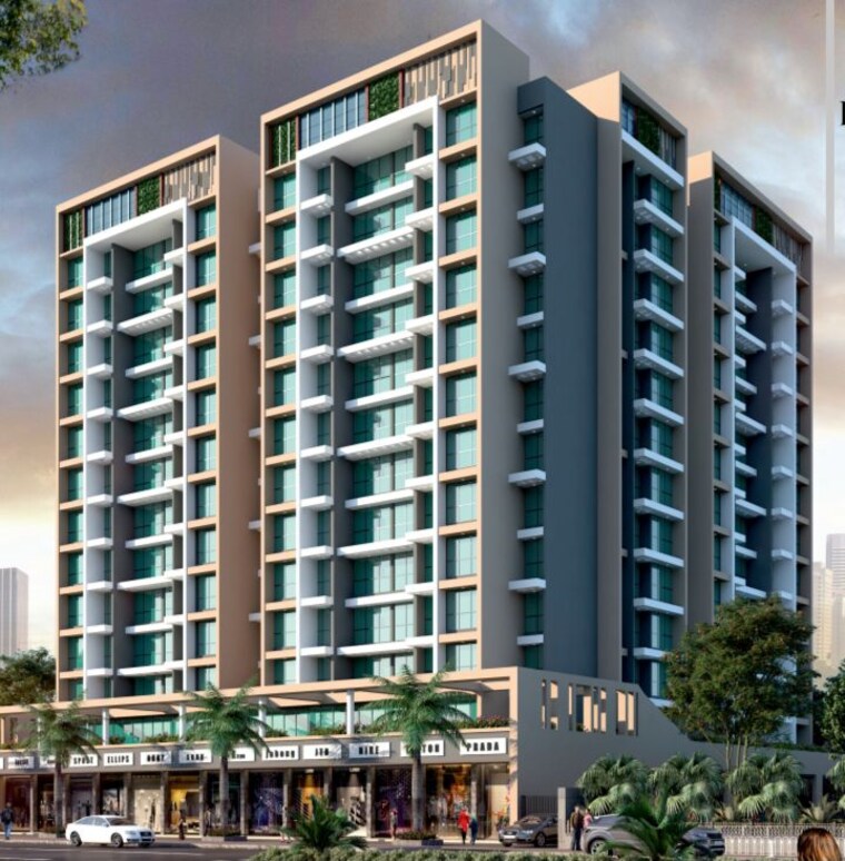 Exterior View, pushpak nagar 2 Bedroom 980 Sq.Ft. Apartment In Pushpak Nagar Navi Mumbai 10121950