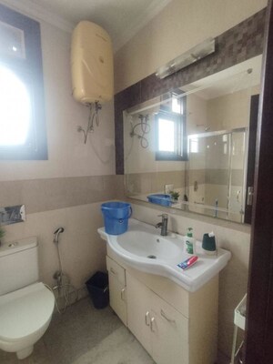 Bathroom in 1 RK Builder Floor at Kalkaji – for Rent
