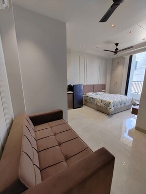 Living Room in Studio Builder Floor at Sector 31 – for Rent