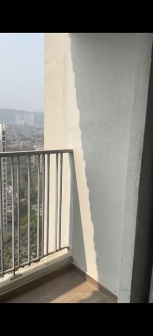 Balcony in 3 BHK Apartment at Kalpataru Immensa, Kolshet Road – for Rent