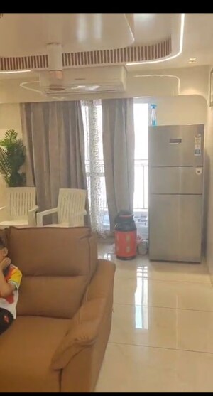 Living Room in 3 BHK Apartment at Rishita Manhattan, Gomti Nagar – for Rent