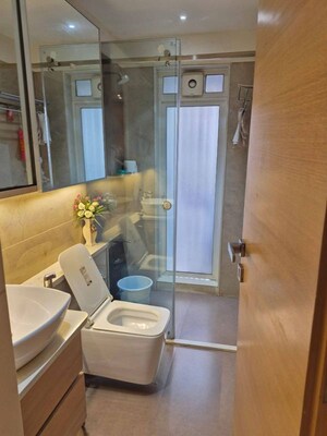 Bathroom in 3 BHK Apartment at Andheri West – for Rent