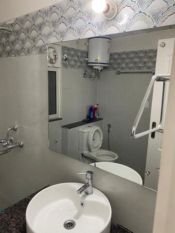 Bathroom in  Office Space at Motia Citi Royal Business Park, Ambala Highway – for Sale