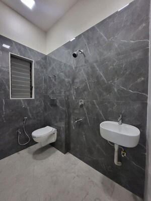 Bathroom in 1 BHK Apartment at Rutu Estate, Brahmand – for Rent