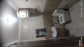 Bathroom in 2 BHK Builder Floor at Mehrauli – for Rent