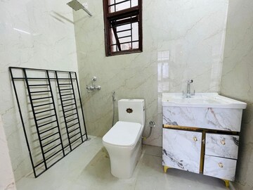 Bathroom in 3 BHK Builder Floor at Sushant Lok I – for Sale