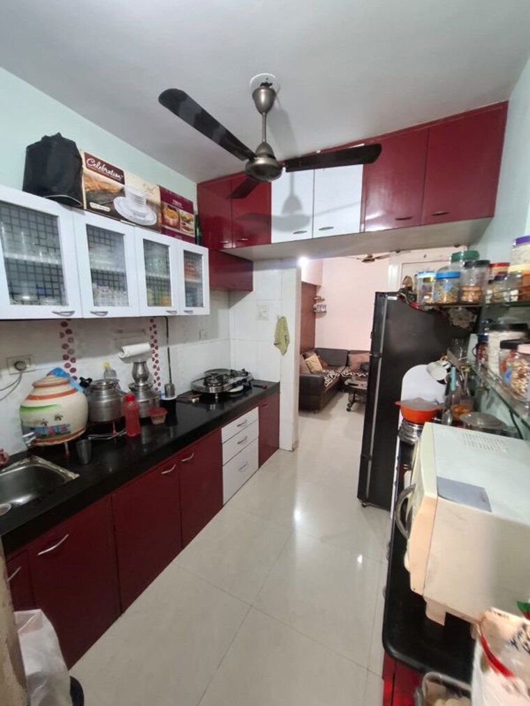 Kitchen, cosmos-county-bella 2 Bedroom 850 Sq.Ft. Apartment In Ghodbunder Road Thane 10122218