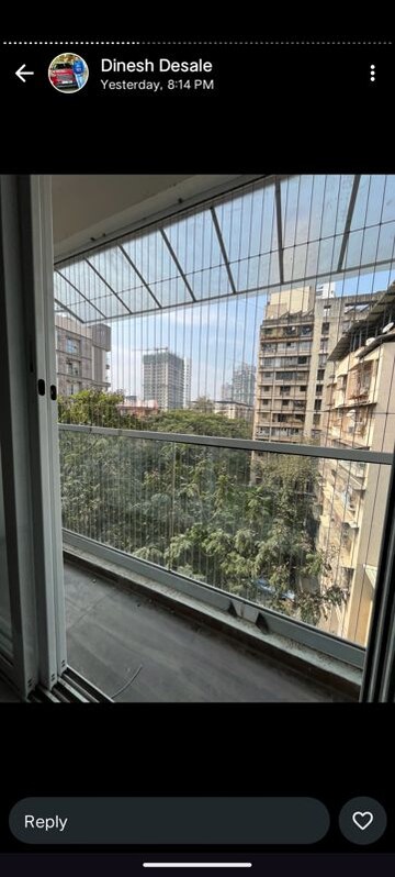 Balcony in 2 BHK Apartment at Kishor Nagar CHS, Kopri – for Rent
