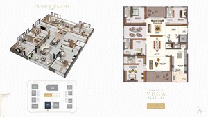 Master Plan in 5 BHK Apartment at The Trilight, Kokapet – for Sale