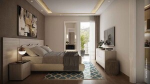 Living Room in 3.5 BHK Builder Floor at M3M Soulitude, Sector 89 – for Sale