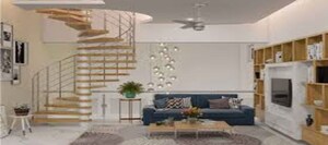 Living Room in 3 BHK Apartment at Prosperiti Ekam, Velmala – for Sale