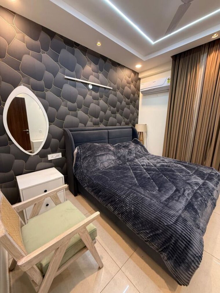 Master Bedroom, international airport road 3 Bedroom 2100 Sq.Ft. Apartment In International Airport Road Zirakpur 10122489