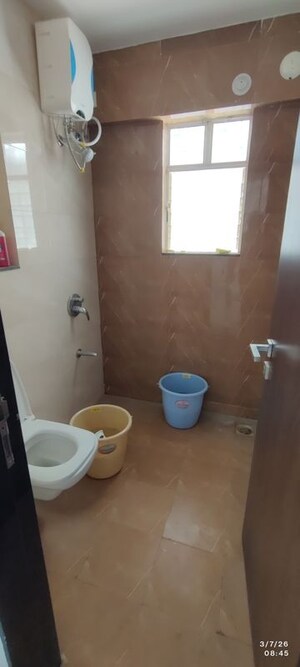 Bathroom in 3 BHK Apartment at Wakad – for Rent