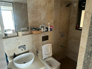 Bathroom in 2 BHK Apartment at Powai – for Rent