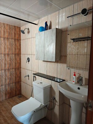 Bathroom in 2 BHK Apartment at Prestige Finsbury Park Hyde, Bagaluru – for Rent