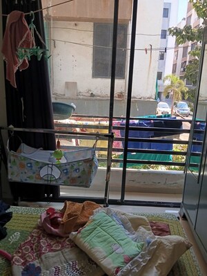 Balcony in 2 BHK Apartment at Sargasan – for Rent