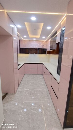 Kitchen in 3.5 BHK Builder Floor at Uttam Nagar – for Sale