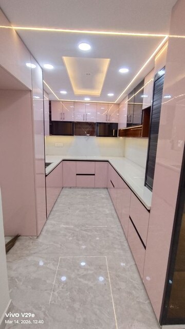 Kitchen in 3.5 BHK Builder Floor at Uttam Nagar – for Sale