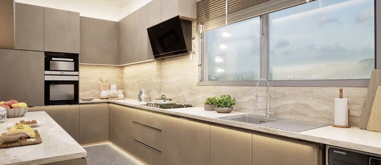 Kitchen, chandivali 4 Bedroom 2487 Sq.Ft. Apartment In Chandivali Mumbai 10122808