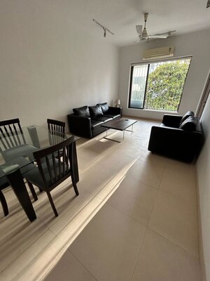 Living Room in 2 BHK Apartment at Bandra West – for Rent