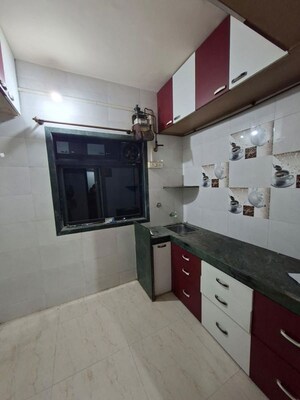 Kitchen in 1 RK Apartment at Ghansoli – for Rent