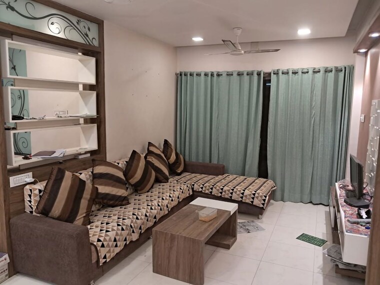 Living Room, kudasan 3 Bedroom 1098 Sq.Ft. Apartment In Kudasan Gandhinagar 10122855