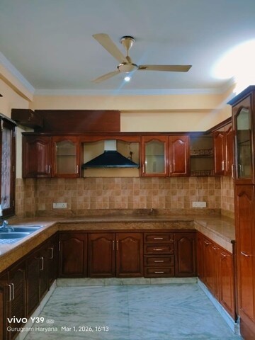 Kitchen in 3 BHK Builder Floor at Unitech South City 1, South City 1 – for Rent