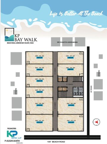 Floor Plan in  Office Space at Lawsons Bay Colony – for Sale
