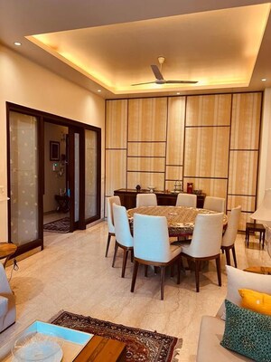 Dining area in 4 BHK Apartment at Panchsheel Park – for Sale