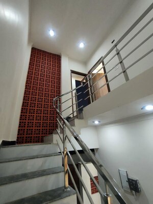 Staircase in 3 BHK Villa at Rai Enclave, Deva Road – for Sale