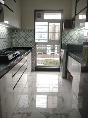 Kitchen in 2 BHK Apartment at Raheja Ridgewood, Goregaon East – for Rent