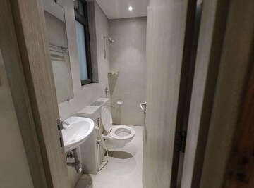 Bathroom in 3 BHK Apartment at Rustomjee Seasons, Bandra East – for Rent