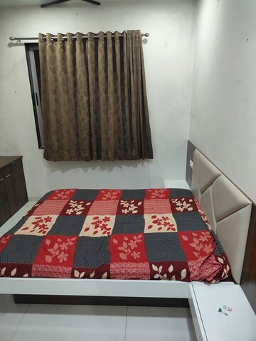 Bedroom in 3 BHK Apartment at Aagam Waves Surat, Choryasi – for Rent