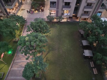 Balcony in 3 BHK Apartment at Aagam Waves Surat, Choryasi – for Rent