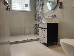 Bathroom in 3 BHK Apartment at Vasant Kunj – for Rent