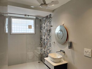 Bathroom in 3 BHK Apartment at Vasant Kunj – for Rent