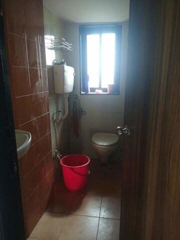 Bathroom in 3 BHK Apartment at Majiwada – for Rent