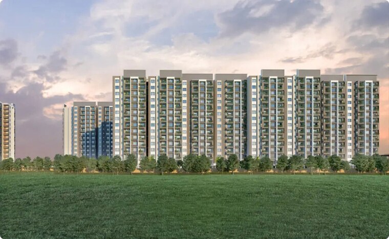 Exterior View, meda-east-winds 2 Bedroom 1380 Sq.Ft. Apartment In Panathur Bangalore 10124986