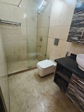 Bathroom in 3 BHK Builder Floor at Nizamuddin East – for Rent