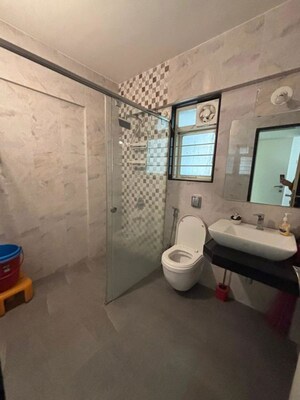 Bathroom in 4 BHK Apartment at Baner – for Rent
