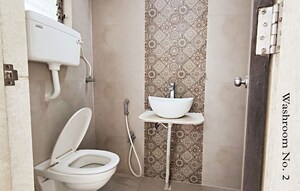 Bathroom in 2 BHK Apartment at Strawberry Onyx, Mira Road – for Rent