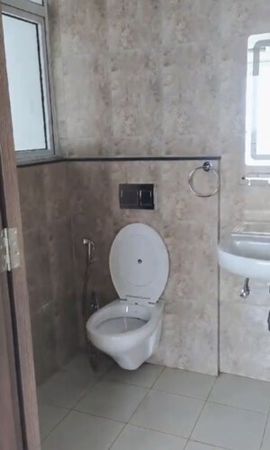 Bathroom in 3 BHK Apartment at Shapoorji Pallonji Joyville Phase 3, Sector 102 – for Rent