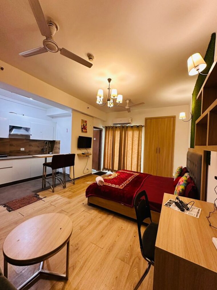 Kitchen, nimbus-the-golden-palm 1 RK 506 Sq.Ft. Apartment In Sector 168 Noida 10126551