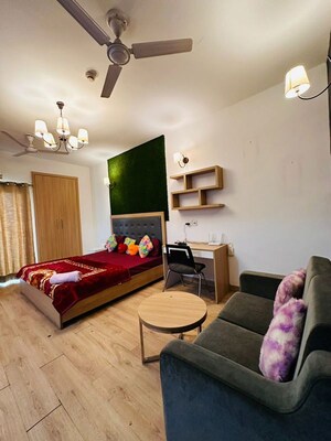 Bedroom in 1 RK Apartment at Nimbus The Golden Palm, Sector 168 – for Rent