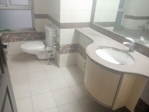 Bathroom in 4 BHK Apartment at Army Sispal Vihar, Sector 49 – for Rent