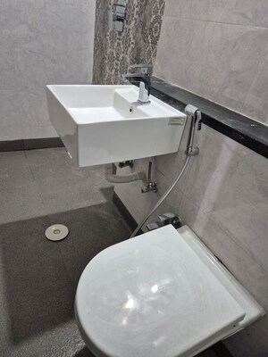 Bathroom in 2 BHK Apartment at Twin Star Vaastu Imperial, Ravet – for Rent