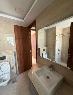 Bathroom in 3 BHK Apartment at Ambience Creacions, Sector 22 – for Rent