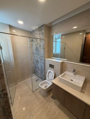 Attached Bathroom in 3 BHK Apartment at Ambience Creacions, Sector 22 – for Rent